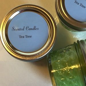Scented Candle Set of 3 Mason Jars